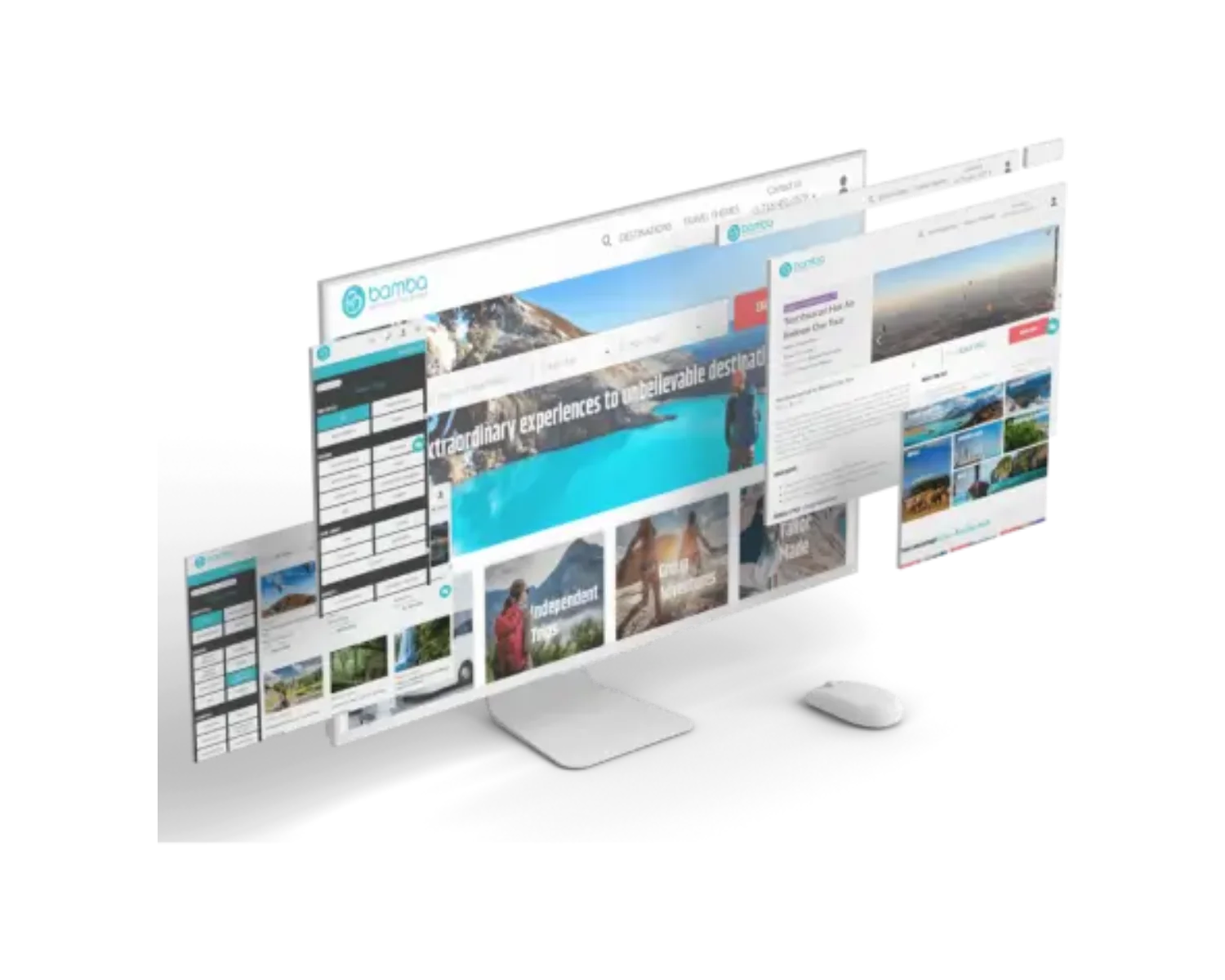 Bamba Travel custom ecommerce platform