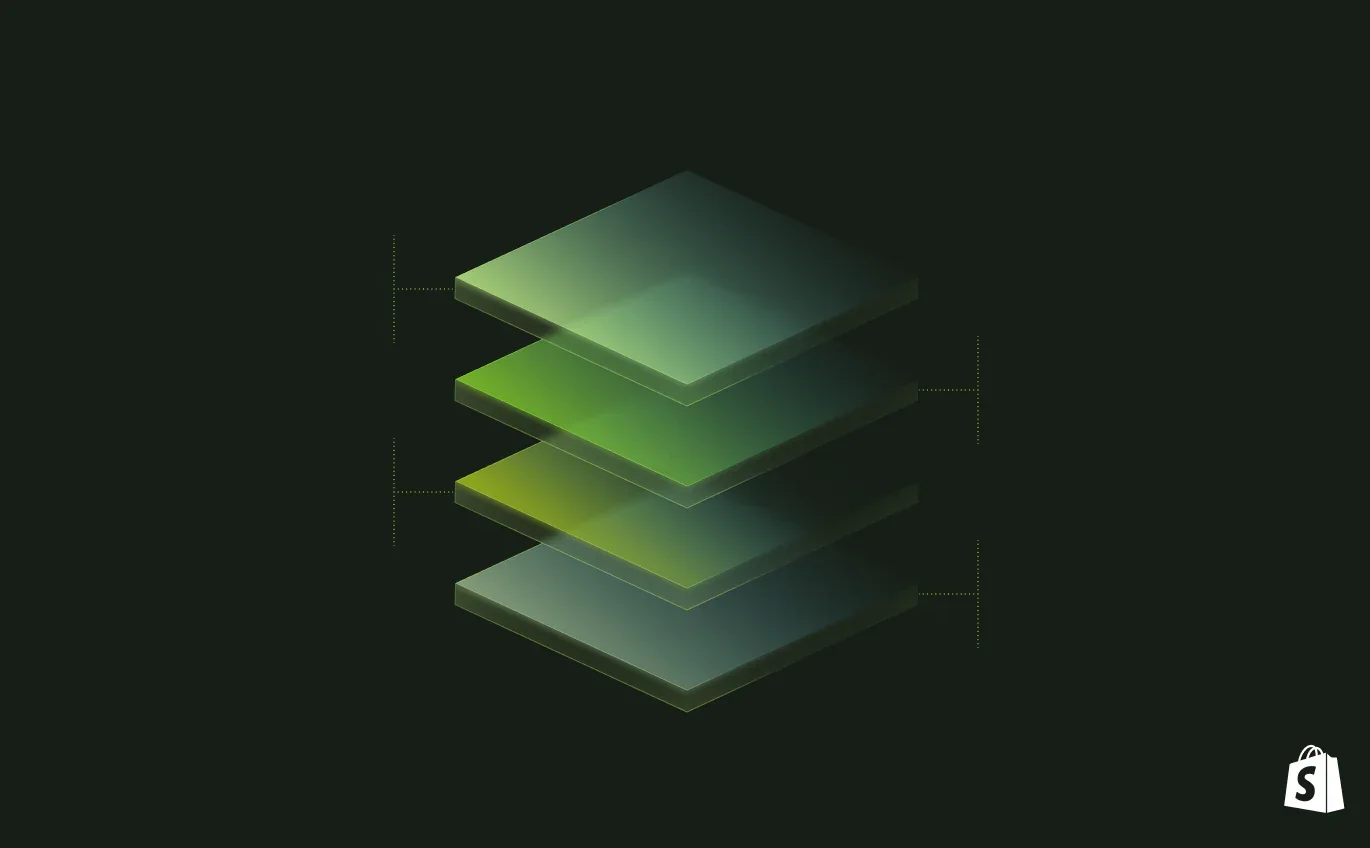 Abstract digital waves in glass box